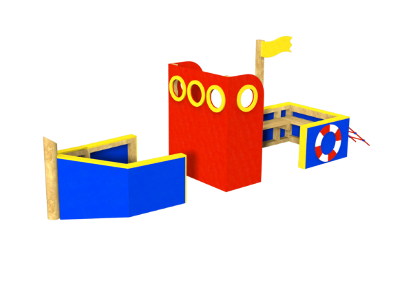 Playground boat role play equipment