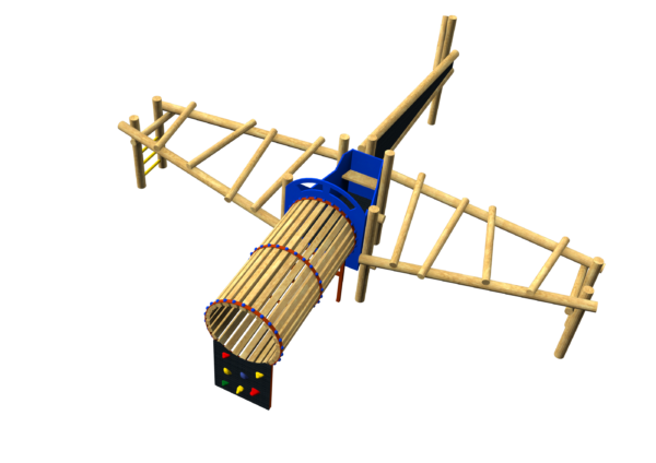 aeroplane themed climbing structure