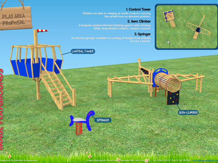 Sherburn-in-Elmet Aero Club bespoke playground design