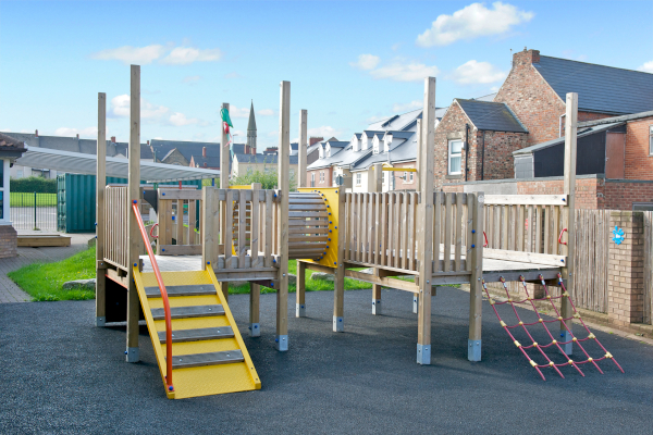 South Street wooden play equipment